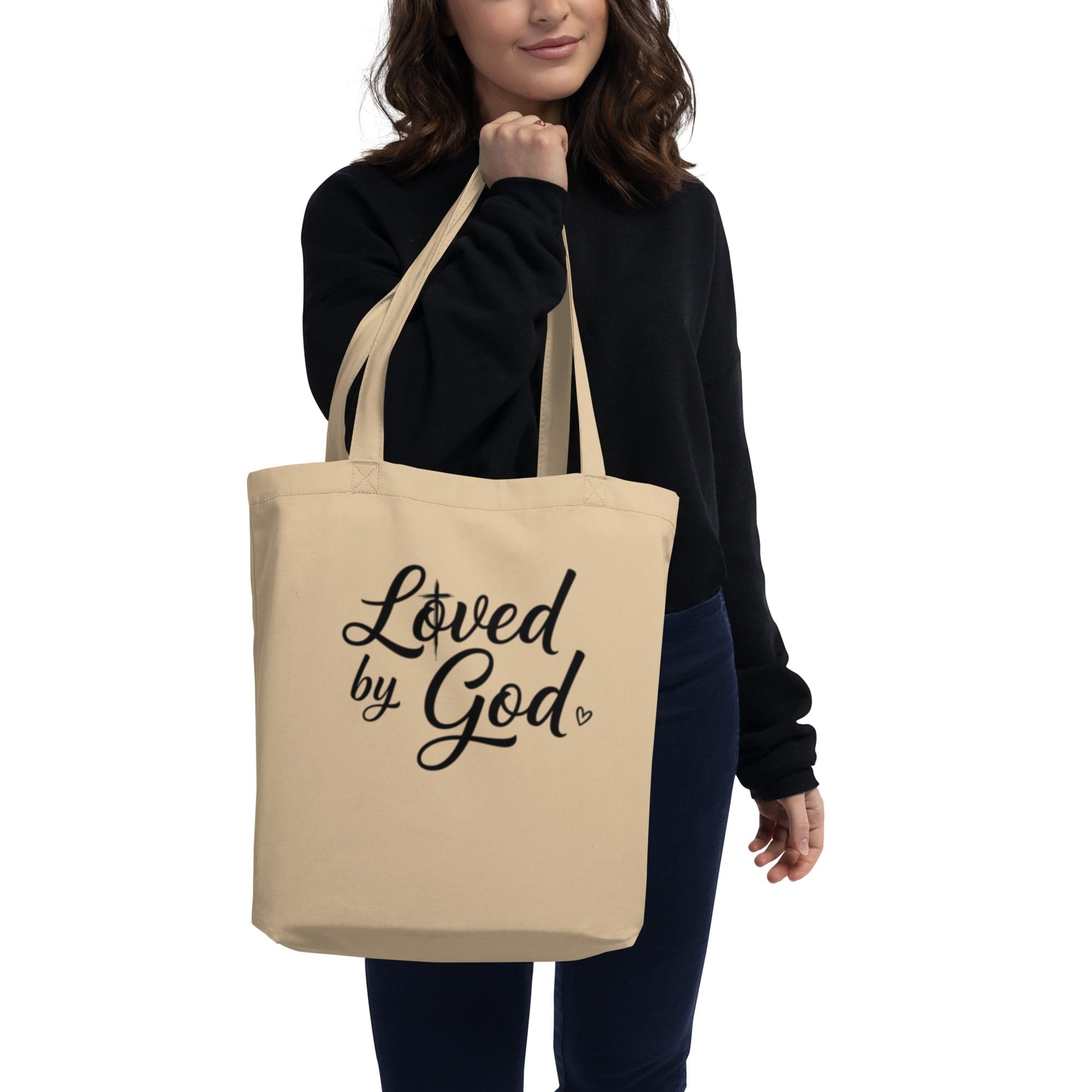 Loved by God Eco Tote Bag | Christian Faith Bag | African Heritage | Sister Style